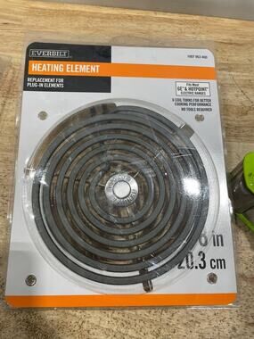 Everbilt 6 Coil Universal Heating Element Electric Ranges Stove Oven Black 8"